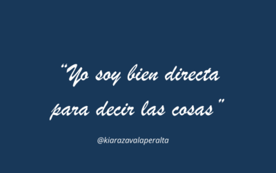 “Yo soy bien directa para decir las cosas”… y por eso, todo termina mal